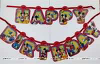 Mickey Happy Birthday Bunting