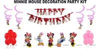 MInnie Mouse theme party decoration kit (Pack of 31 pcs)