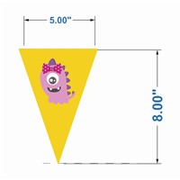 Monster Triangle Bunting