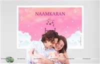 Naamkaran Backdrop Pink (3feet X 2feet)