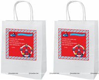 Nursery Rhymes Birthday theme Stickered gift bags