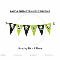 Panda Triangle Bunting (10ft)