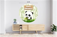 Panda Round Backdrop Kit