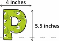 Panda Birthday Letter Bunting Kit (Pack of 42 pcs)