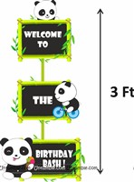 Panda Entrance Door Dangler