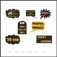 40th Birthday Party props