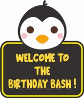 Penguin Entrance Cutout 