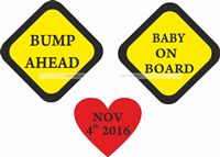 Maternity photo shoot props