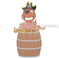 Pirate Octopus Poster