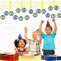 Police Theme  Swirls Round(Pack of 10)