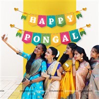 Happy pongal Banner