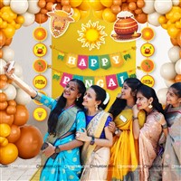 Happy Pongal Banner & Poster Kit