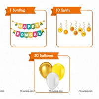 Happy Pongal Banner & Swirls Kit