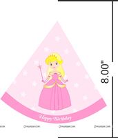 Princess party hats (Set of 6)