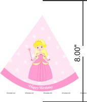 Princess Theme Paper Fans Kit 