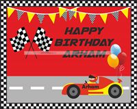 Race Car theme party Backdrop