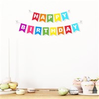 Multicolour Birthday Banner