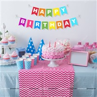 Multicolour Birthday Banner