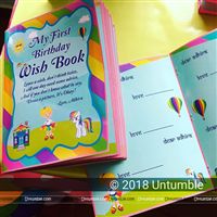 Rainbow theme Wish Book
