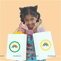 Colorful personalised gift bags