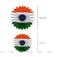Tricolour Independence Republic Day Decor Kit (Pack of 43 pcs)