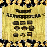 Happy Retirement Foil Kit (Pack of 43 pcs)