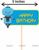 Robot Banner & Dangler Kit (Pack of 24 pcs)