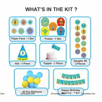 Robot Theme paper fan kit