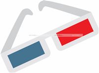 3 D Glasses Cutout