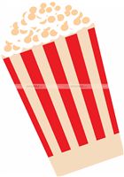 Pop Corn Tub Cutout