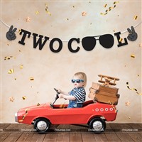 TWO COOL Bunting Banner