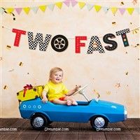 TWO FAST Bunting Banner