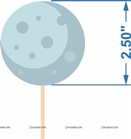 Space Cup cake toppers