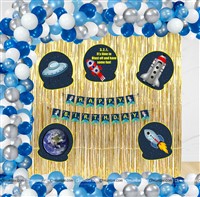 Space Foil Curtain Kit (Pack of 109 pcs) 