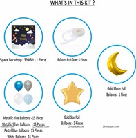 Space Theme Backdrop Arch Kit