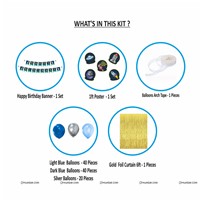 Space Foil Curtain Kit (Pack of 109 pcs) 