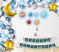 Space Paper Fan and Arch Kit