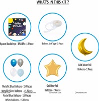 Space Astronaut  Theme Backdrop Arch Kit