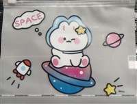 Space Theme Transparent Pouch