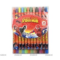 Spiderman theme Crayon color Pencils 