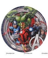 Avengers Birthday Party Plates