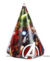 Avengers Birthday caps (set of 10)