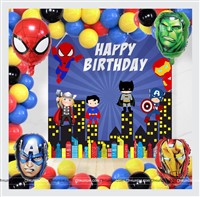 Superhero Theme Backdrop Arch Kit 