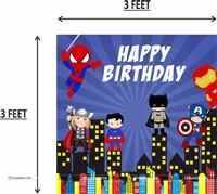 Superhero Theme Backdrop Arch Kit 