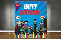 Super Hero Power Backdrop