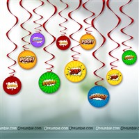 Super Hero Swrills (Pack of 10)