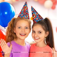 Super hero Red & Blue Hats