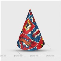 Super hero Red & Blue Hats