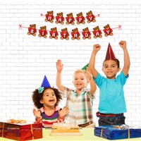 Teddy Theme Happy Birthday Banner