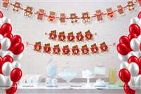 Teddy Birthday Letter Bunting Kit (Pack of 42 pcs)